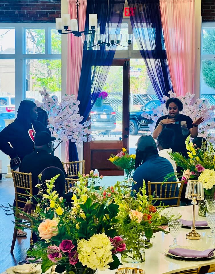 Elegant Birmingham wedding venue styled for a custom fragrance experience